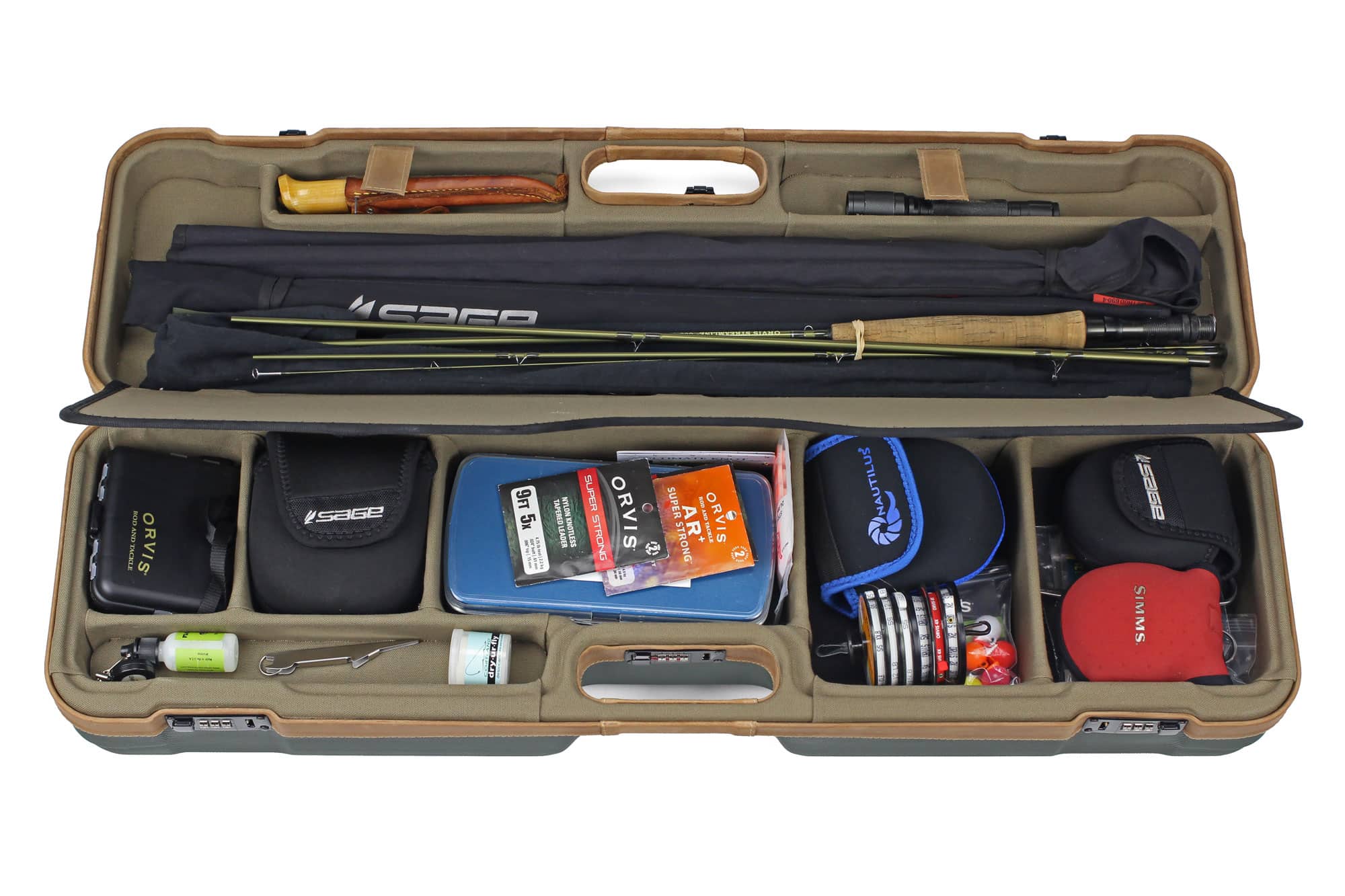 Expedition Classic Fly Fishing Rod and Reel Travel Case - 9' 6 Rod