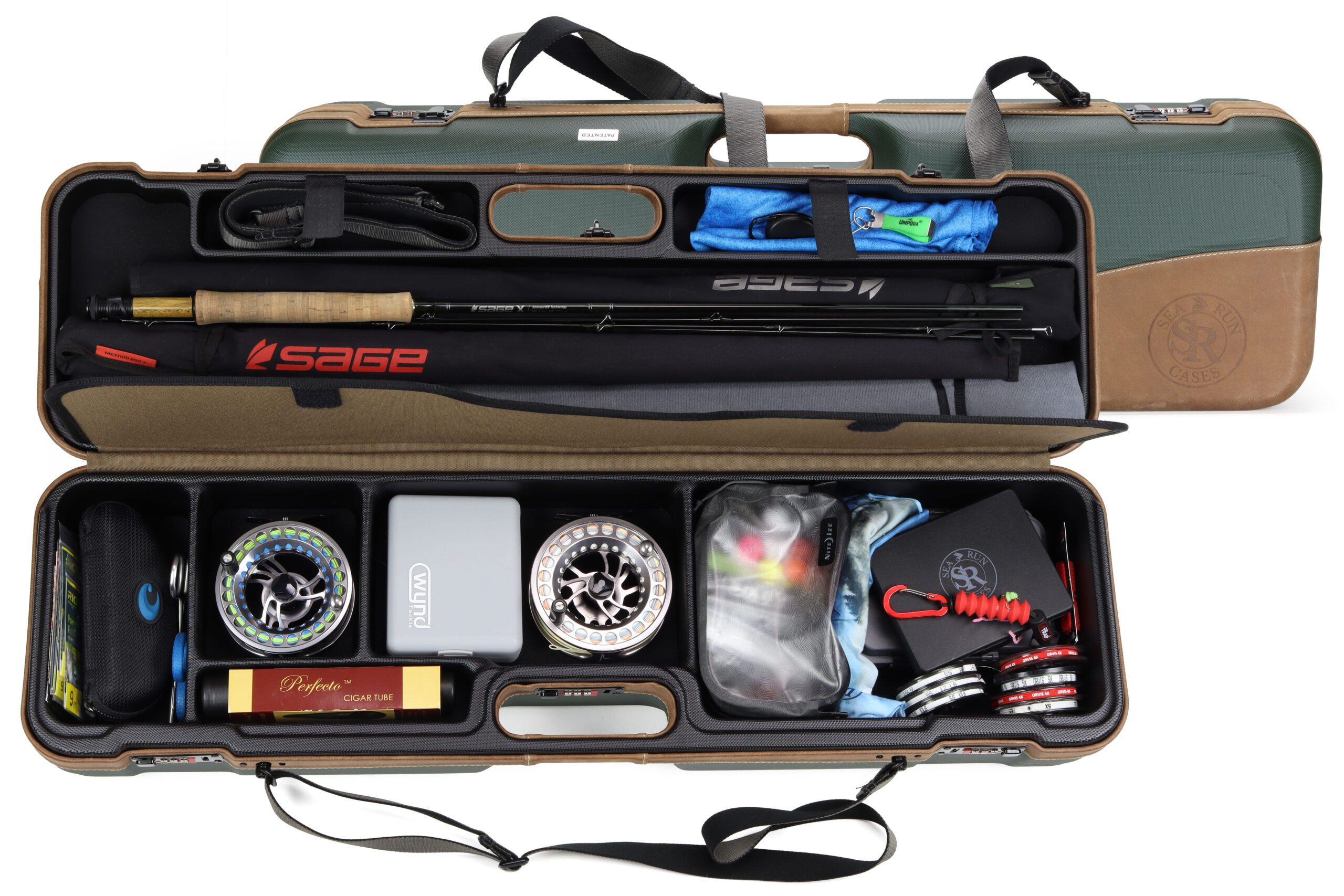 Norfork Classic QR Expedition Fly Fishing Rod and Reel Travel Case - 9' 6  Rod